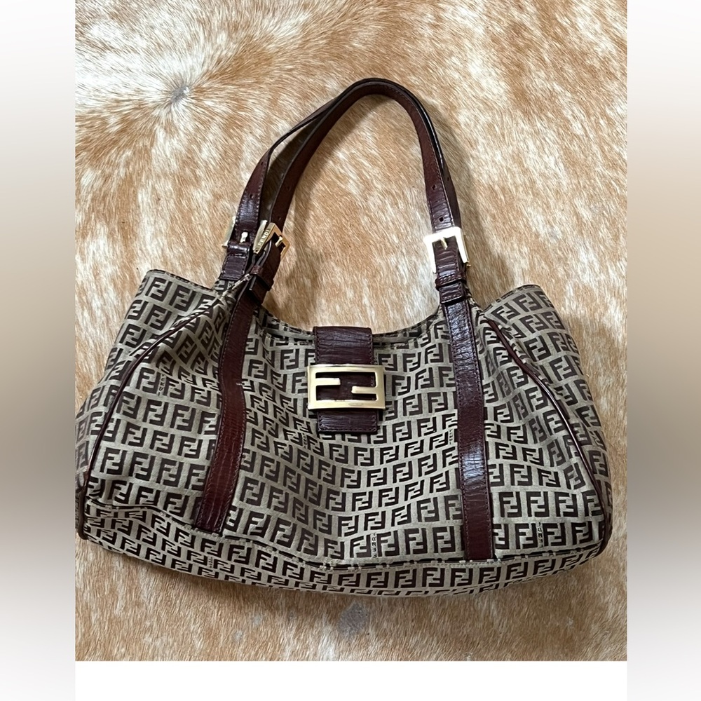 Fendi Zucchino Shoulder Bag